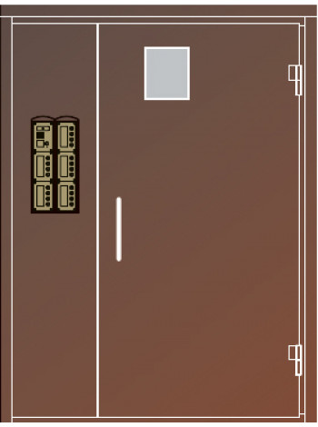 Дверь подъездная<br /> VIZIT-ДСНМЦ-12-Пр(Лв)-С1