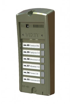 Вызывная аудиопанель<br /> БВД-306-6