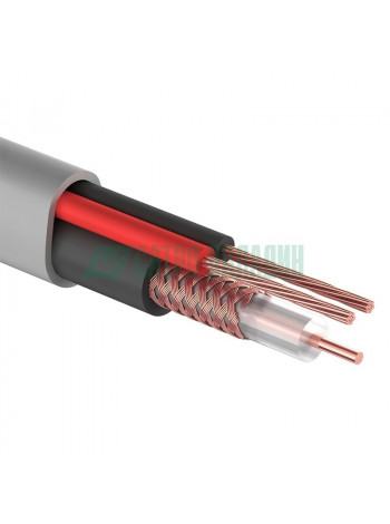Кабель<br /> КВК-B-2+2x0,75 мм² (Cu/CCA) (96) белый (бухта 200 м) PROconnect (01-4108)