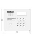 Вызывная видеопанель<br /> CD-2255-TM-V-PAL W Евростандарт